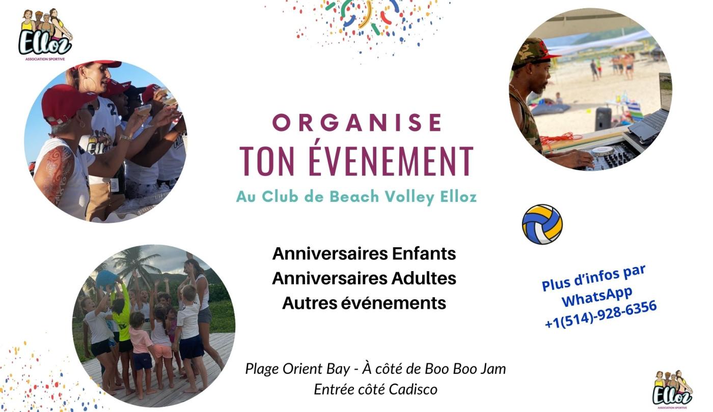 Club Beach Volley Elloz événements anniversaire